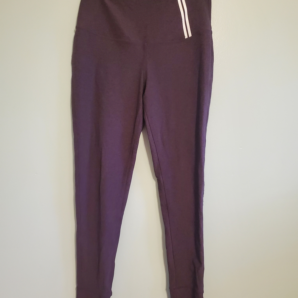 Purple High-Waist Leggings